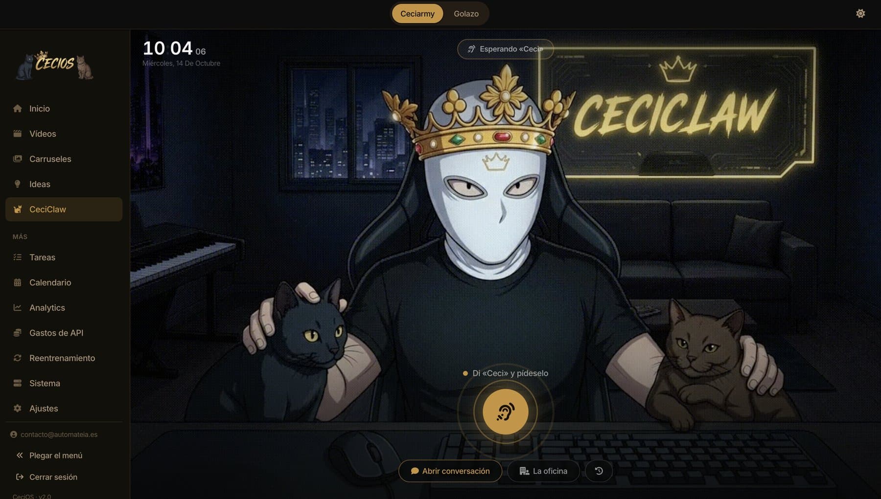 Su sistema de Ceciarmy